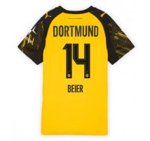 Borussia Dortmund Maximilian Beier #14 Koszulka Podstawowa damskie 2025-26 Krótki Rękaw